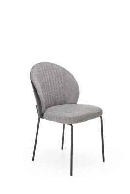 Jedálenská stolička K471 sivo-čierna