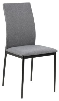 Elegantná jedálenská stolička DEMINA - sivá